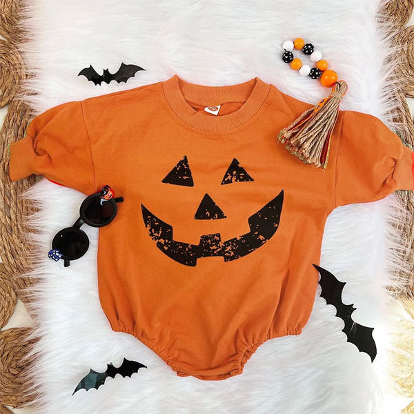 Baby Halloween Print Romper