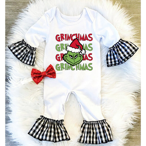 Grinchmas Baby Jumpsuit