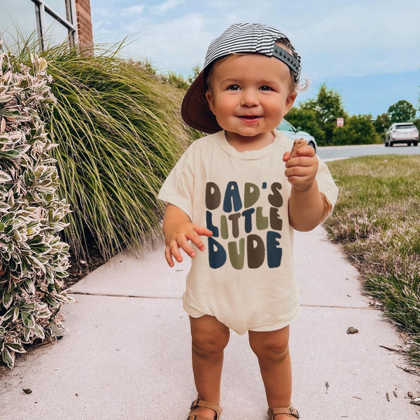 Baby Dad's Little Dude Romper