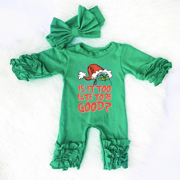 Green Guy Baby Jumpsuit