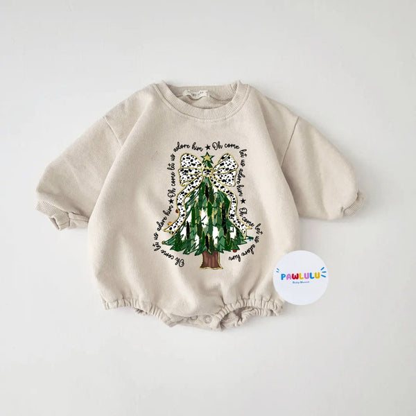 Baby Christmas Tree Romper