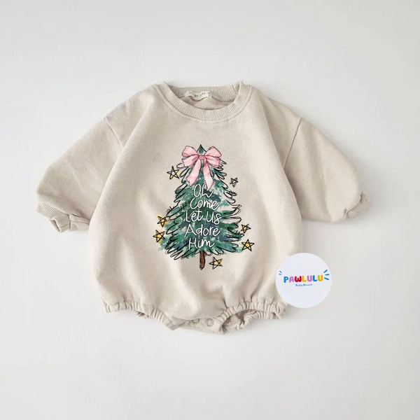 Baby Christmas Tree Romper