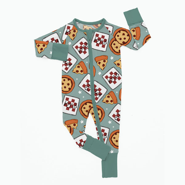 Newborn Pizza Party Bamboo Sleeper