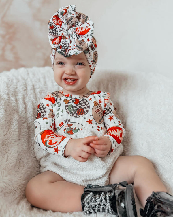 Christmas Romper with Headband