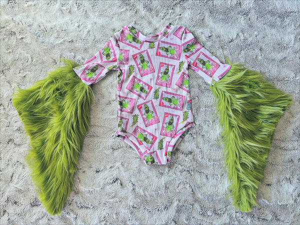 Grinch Bell Romper