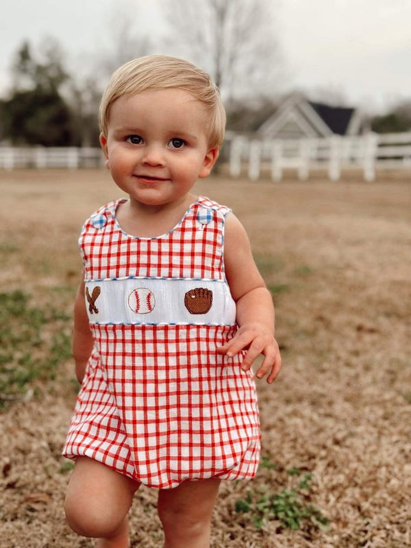 Baby Baseball Romper