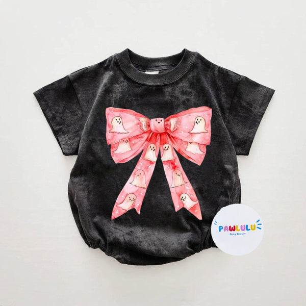 Halloween Bow Romper