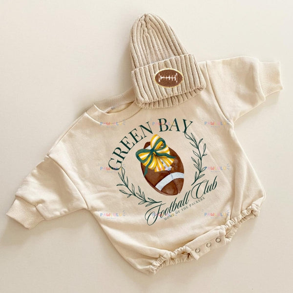 Baby GREEN BAY Football Romper