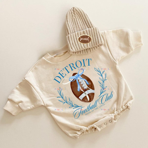 Baby DETROIT Football Romper