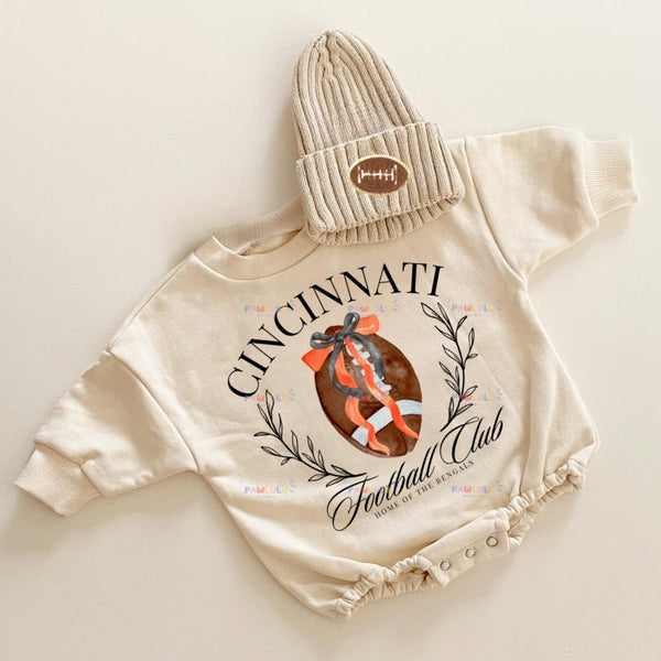 Baby CINCINNATI Football Romper