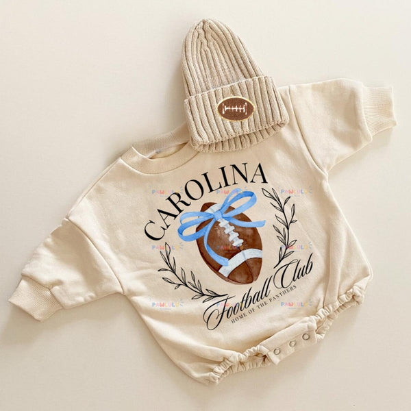 Baby CAROLINA Football Romper