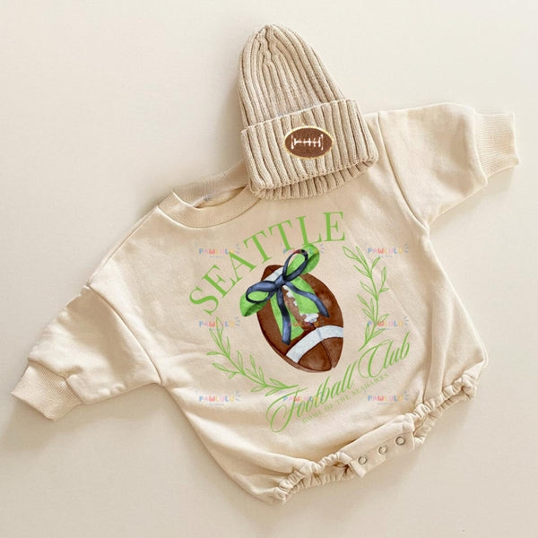 Baby SEATTLE Football Romper