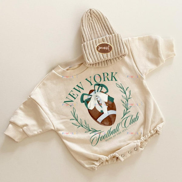 Baby NEW YORK Football Romper