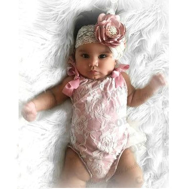 2-piece Baby/Toddler Girl  Bodysuit With Headband