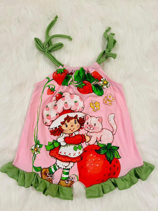 Baby Strawberry Shortcake Romper