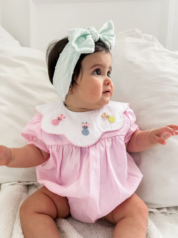 Embroidery Easter Romper