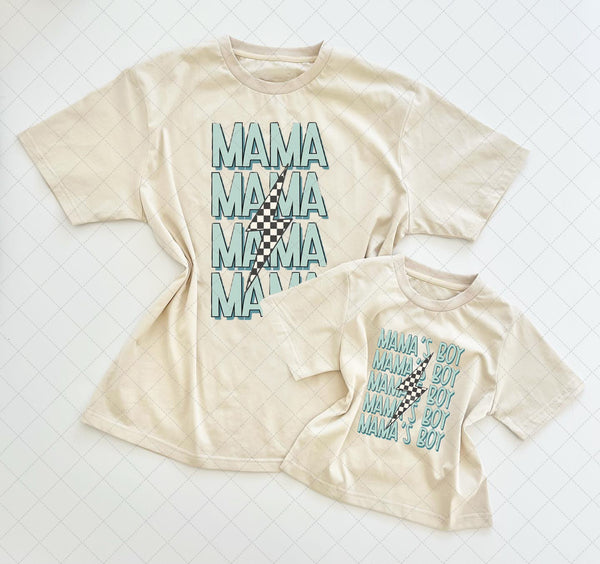 Mama's Boy And Mama T-shirt