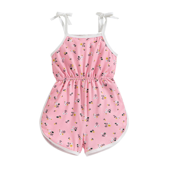 Toddler Girl Printed Jumpsuit Pawlulu