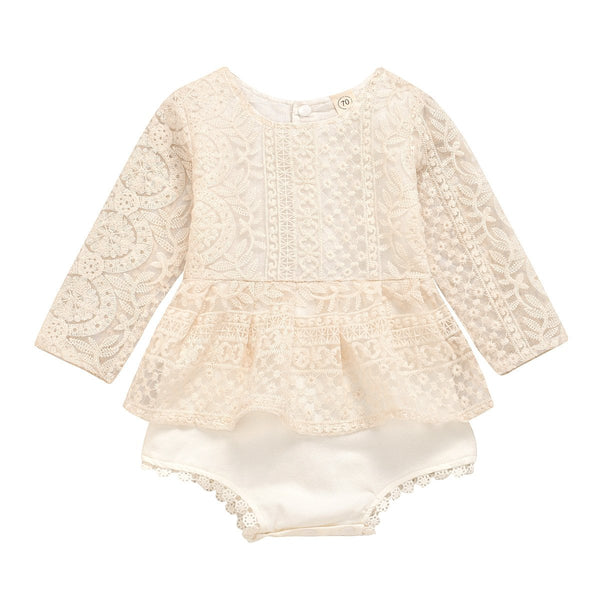 Baby Girl Lace Romper pawlulu