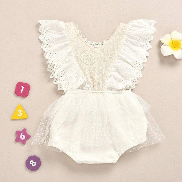 Baby Girl Lace Romper pawlulu