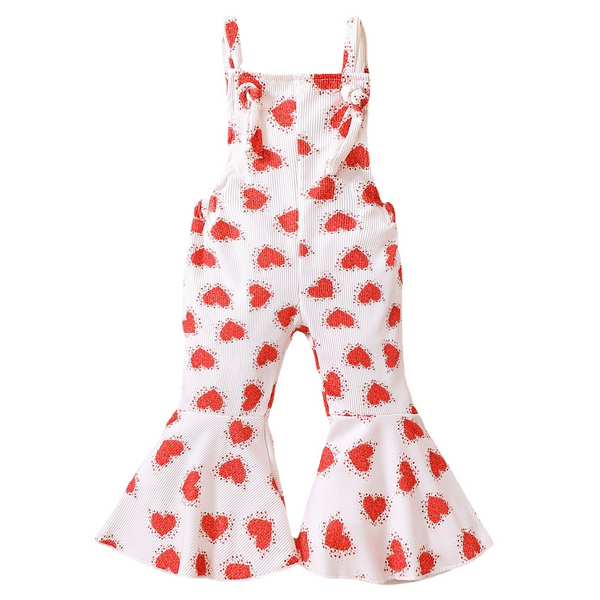 Toddler Valentine's Day Heart Jumpsuit Pawlulu