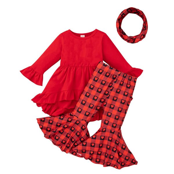 3-Piece Plaid Love Suit Pawlulu