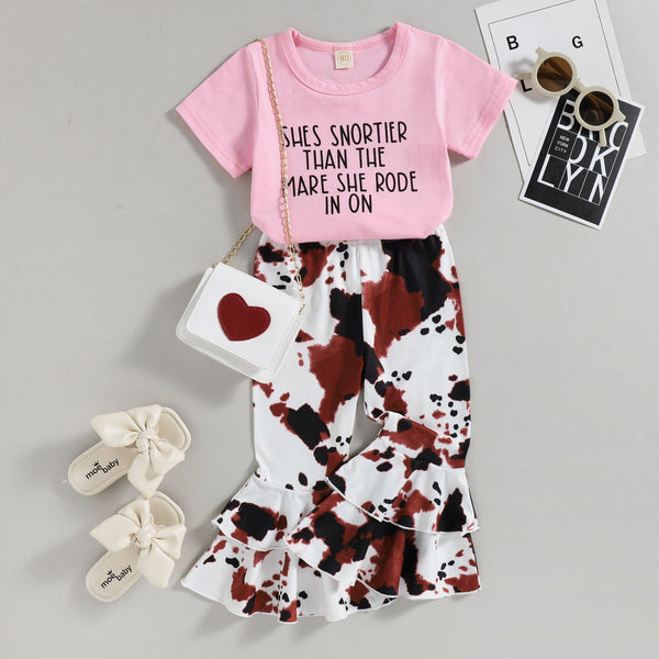 Toddler Girl Print Suits Pawlulu