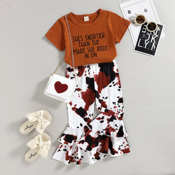 Toddler Girl Print Suits Pawlulu