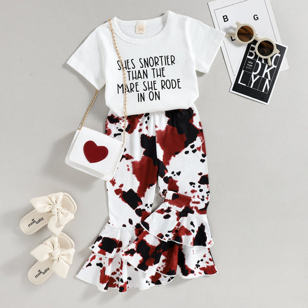 Toddler Girl Print Suits Pawlulu