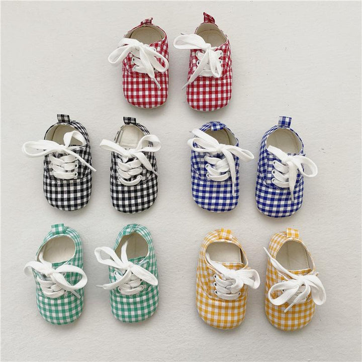 Baby Plaid Shoes Pawlulu