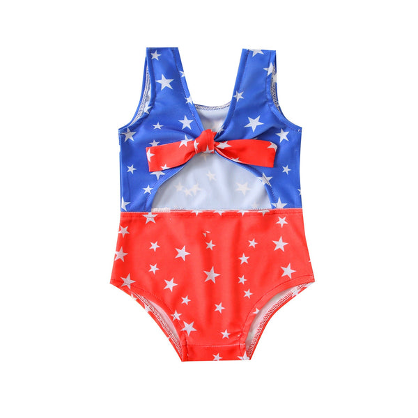 Independence Day Print Swimsuit Pawlulu