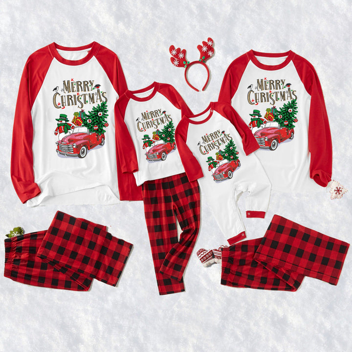 Christmas Plaid Family Sets Pawlulu