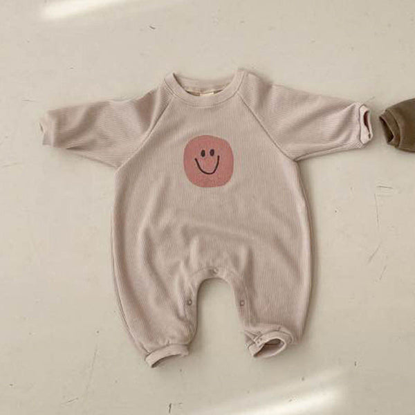 Baby Smile Print Rompers Pawlulu