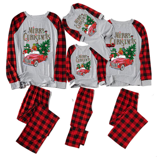 Christmas Plaid Family Sets Pawlulu