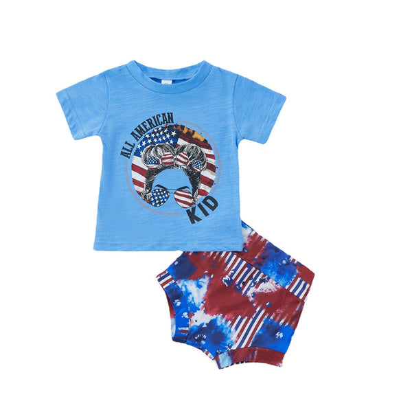 3-piece Independence Day Print Suit Pawlulu