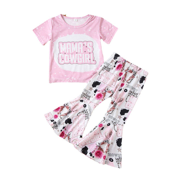 Toddler Girl Print Suits Pawlulu