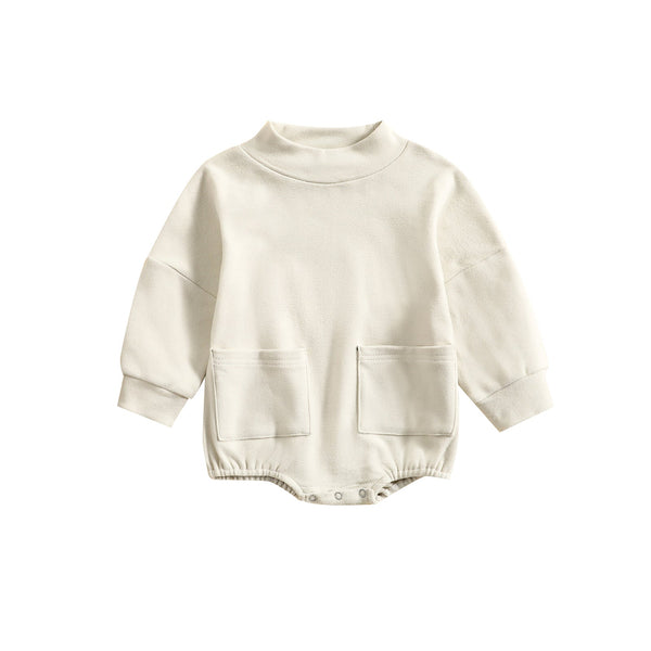 Baby Half Turtleneck Romper Pawlulu