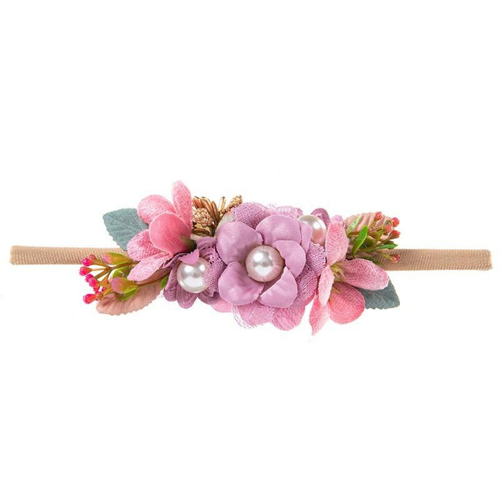 Baby Pearl Flower Headband Pawlulu