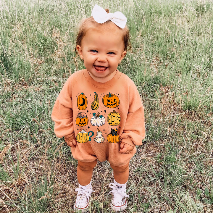 Baby Pumpkin Romper pawlulu