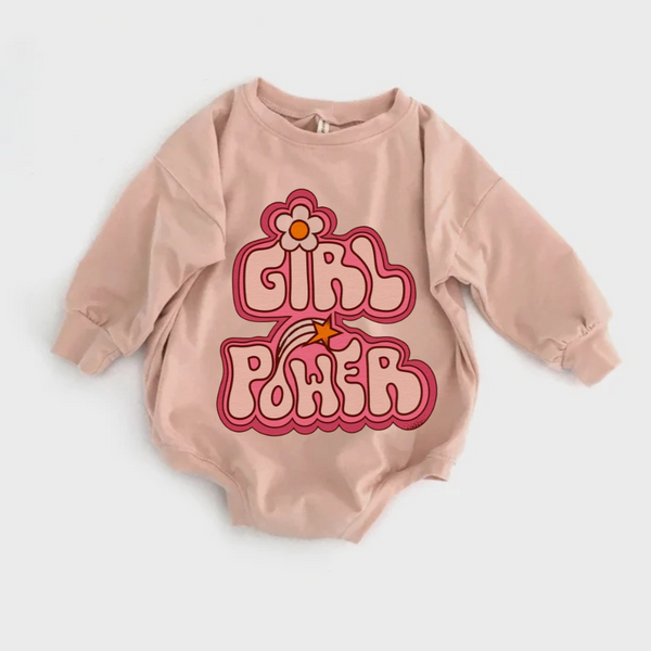 Baby Girl Power Romper pawlulu