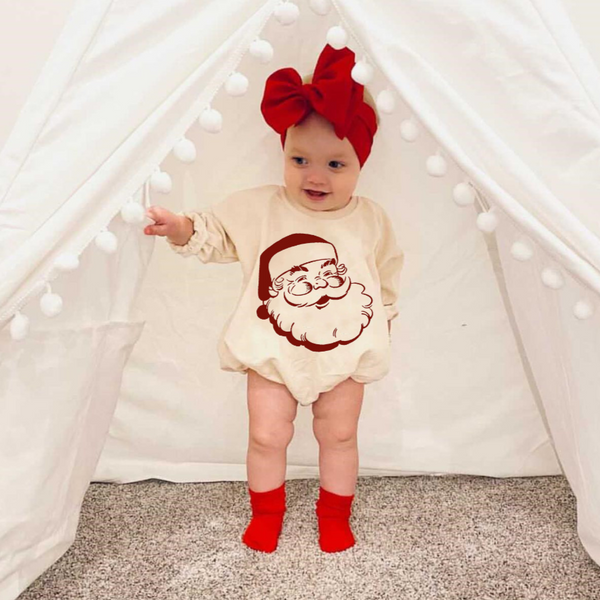 Baby Santa Claus Cotton Romper pawlulu