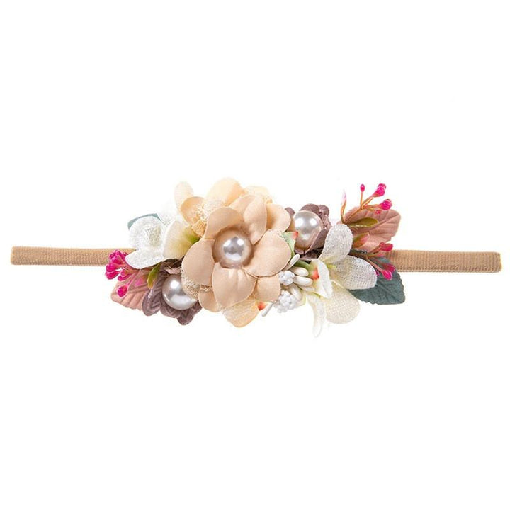 Baby Pearl Flower Headband Pawlulu